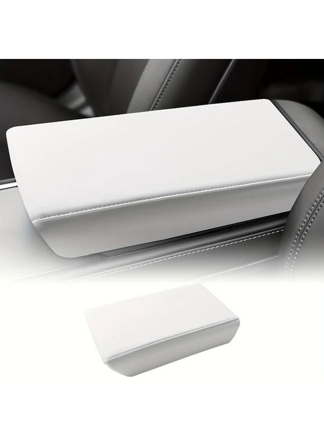 Tesla Model Y 3 2025 Highland Juniper Armrest Cover ABS Protector Black White Line - Image 1